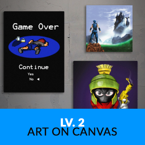 5.  Lv. 2 - Canvas Art