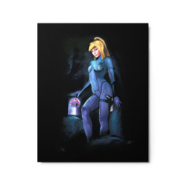 Lady and her Bounty - 24″×36″ Metal prints