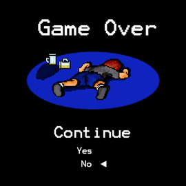 Game Over 8-Bit Art