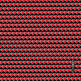 8-Bit Heart - Face Wrap