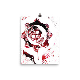 Gears of ... Splatter - 8" x 10" Print