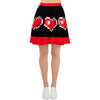 Pixel Hearts - Skater Skirt