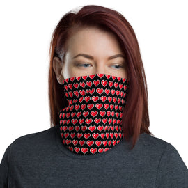 8-Bit Heart - Face Wrap